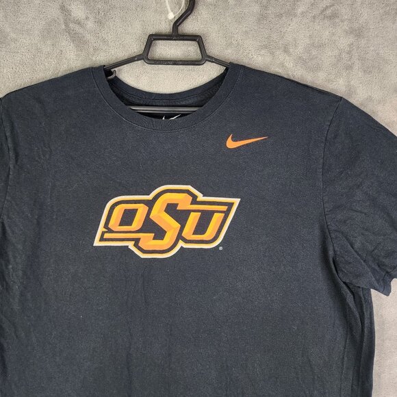 Mens Black The Nike Tee OSU Athletic Cut Shirt Short Sleeve Crew Neck Size XXL - Picture 4 of 9